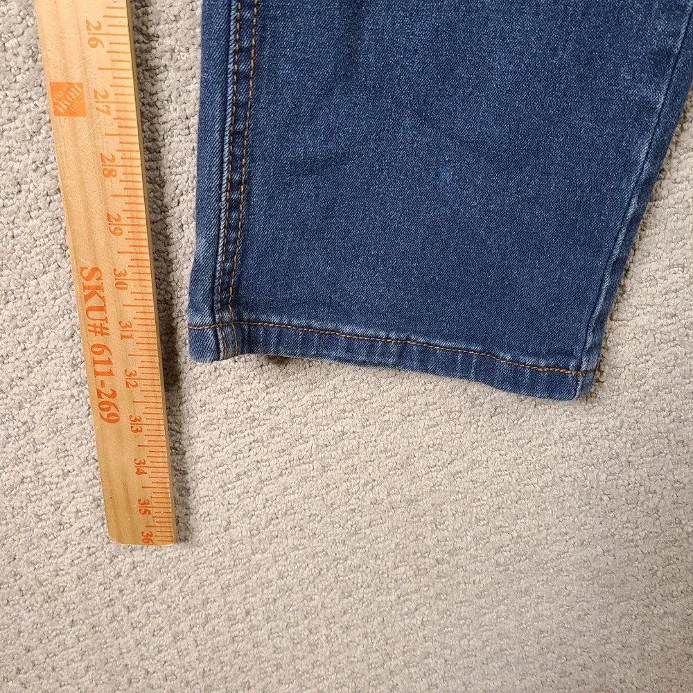 Smith & Mills Denim Jeans Mens 44x32 Blue Stretch Slim Straight Cotton Blend‎